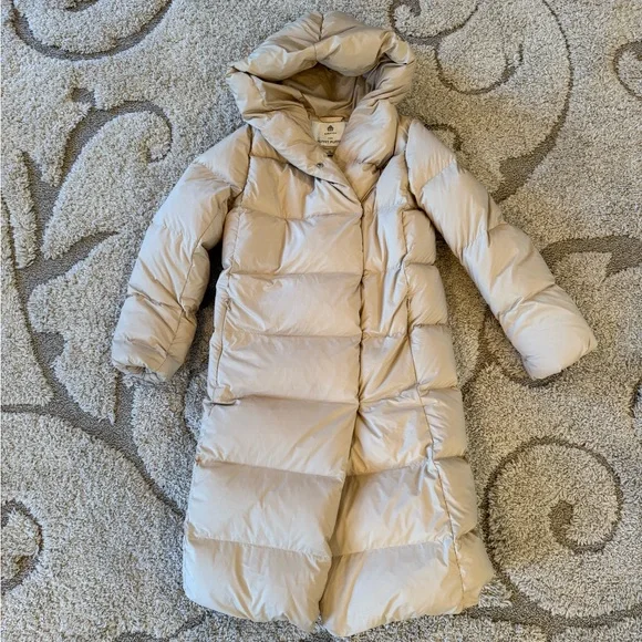 Aritzia Babaton Duvet Puffer Goose Down Long Coat Size XS - Picture 2 of 7